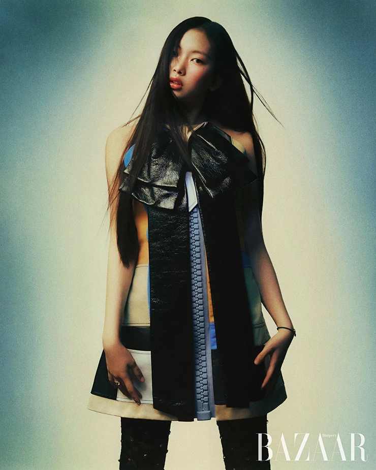 해린보다 2살 더 어린 뉴진스 멤버 혜인의 '루이비통' 화보 / 하퍼스 바자 제공