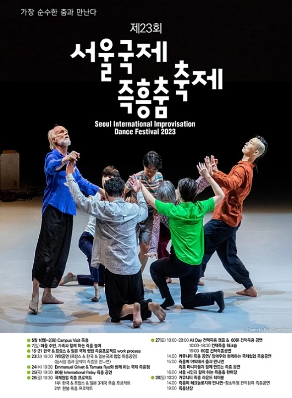 제28회 서울국제즉흥춤축제 공식 포스터 / 아이팝(IPAP)