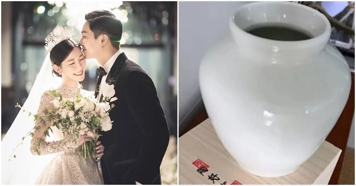 이다인-이승기가 준비한 답례품 화병 / 휴먼메이드, 온라인커뮤니티