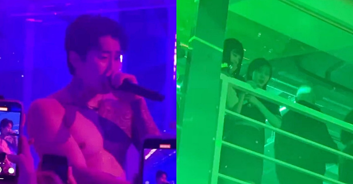 구찌 패션쇼 애프터파티에 참석한 박재범과 뉴진스 하니, 에스파 윈터 / 엘르 코리아 인스타그램