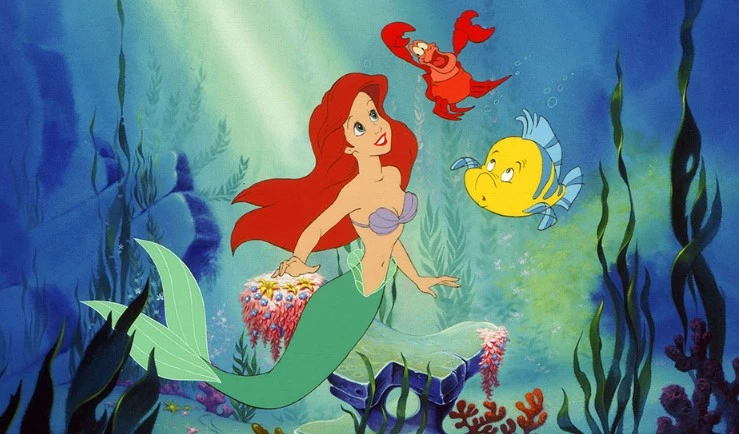 1989년 개봉한 디즈니 '인어공주' 애니메이션