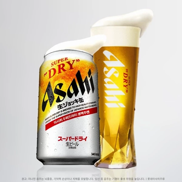 아사히 수퍼드라이 생맥주 캔 / 롯데아사히주류 인스타그램