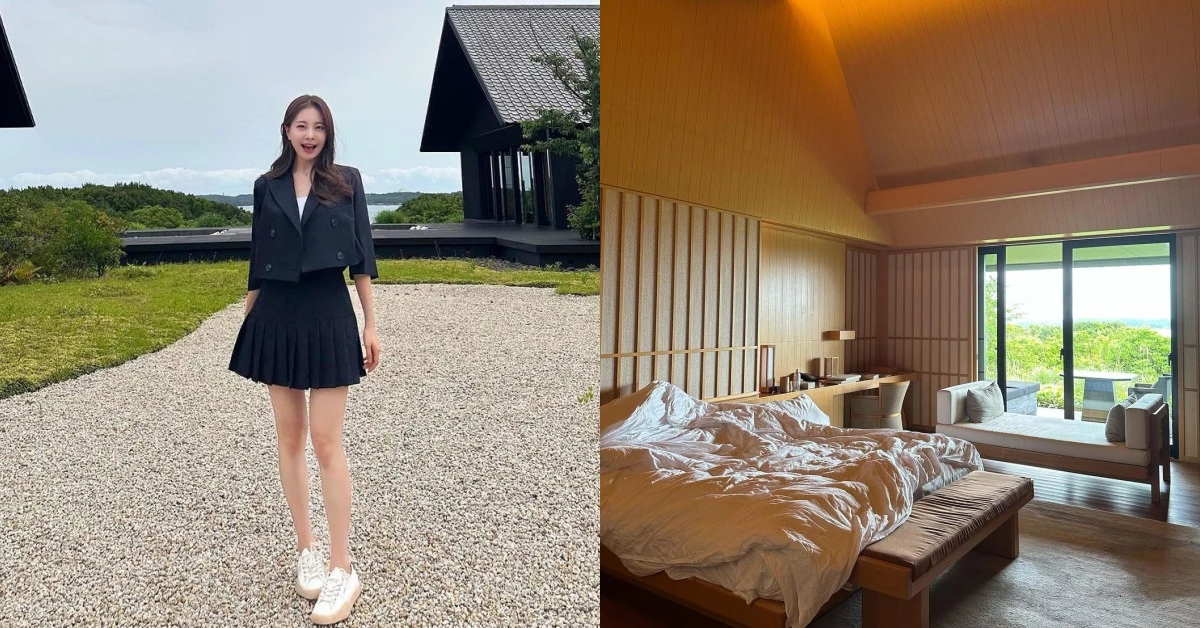 최고급 리조트에 방문한 아옳이 / 아옳이 인스타그램