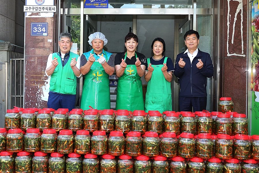 박종효 남동구청장(오른쪽)