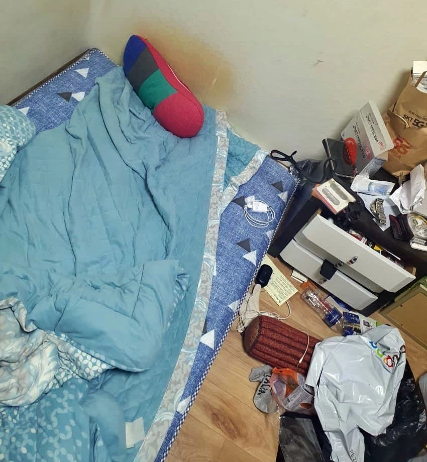 A씨의 생활 공간으로 보이는 장소 /디시인사이드