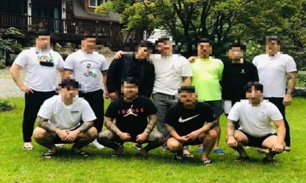 수노아파 단합 대회 사진.