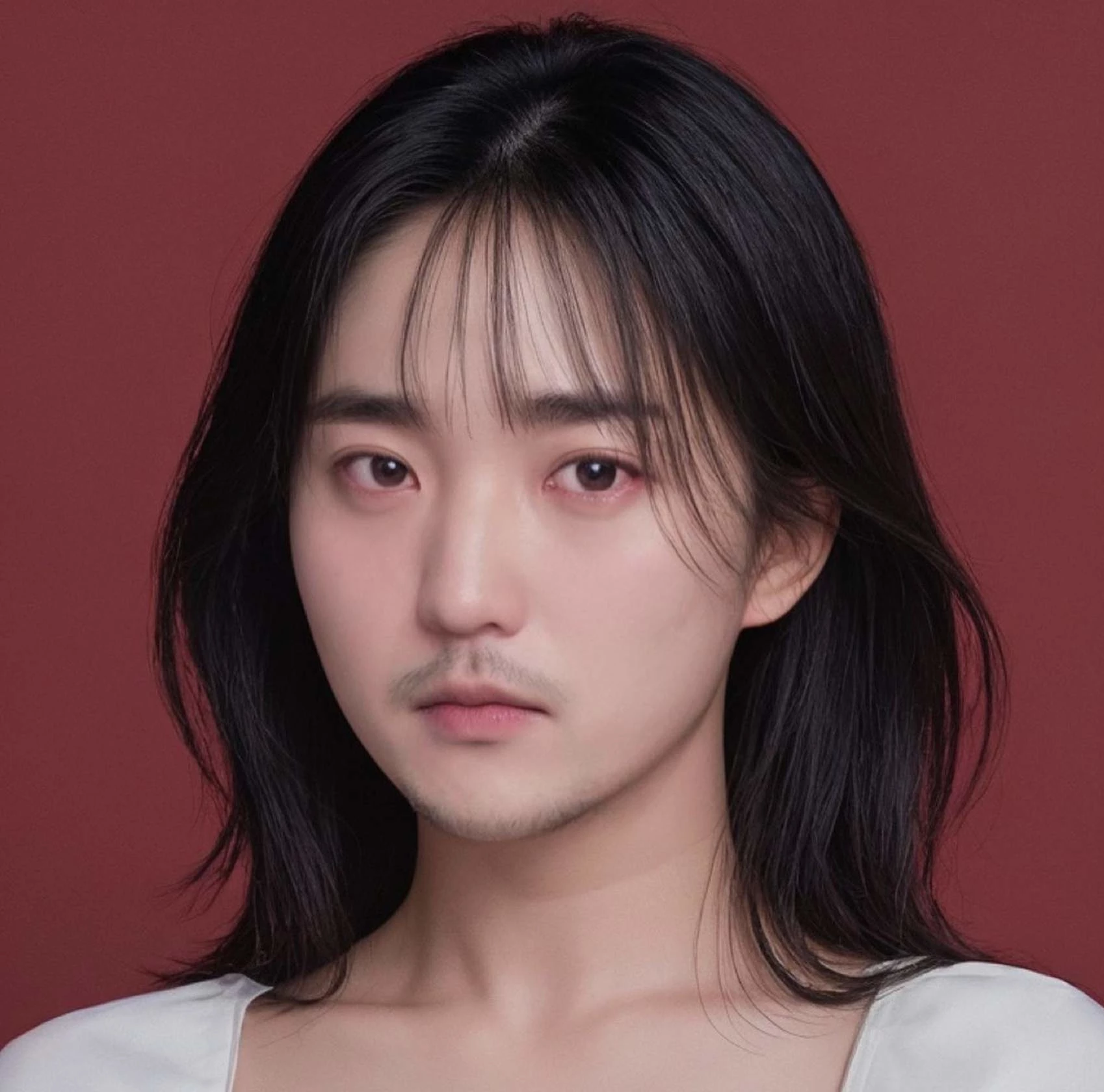 다음은 유병재가 카메라 앱 AI 기능을 이용해 여자로 변신한 모습이다.