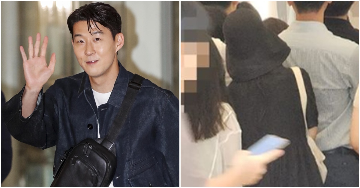 “얼공했으면 다 비켜줬을 텐데”… 모자 푹 눌러쓰고 <b>손흥민</b> 행사장 찾...
