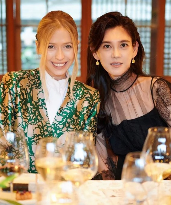 Geraldine Guyot and Lee Boo-jin, the CEO of Hotel Shilla / The following photos are sourced from Geraldine Guyot's SNS