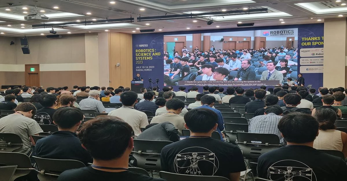 ‘2023 로봇공학, 과학 및 시스템(이하 RSS 2023)’ 국제학술회의가 40개국 800여 명이 참가한 가운데 7월 14일 성황리에 막을 내린다./이하 대구시