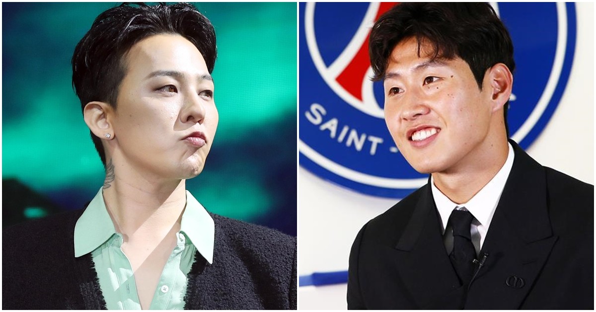 지드래곤, 이강인 / 뉴스1, PSG 공식 홈페이지