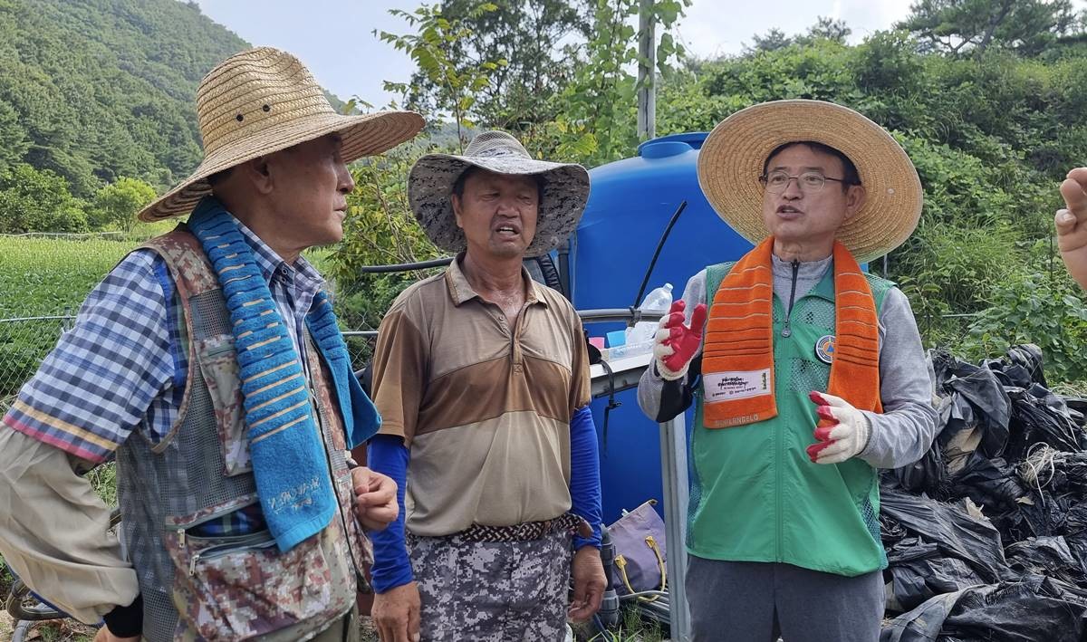 이철우 도지사의 수해복구 현장 지원 모습