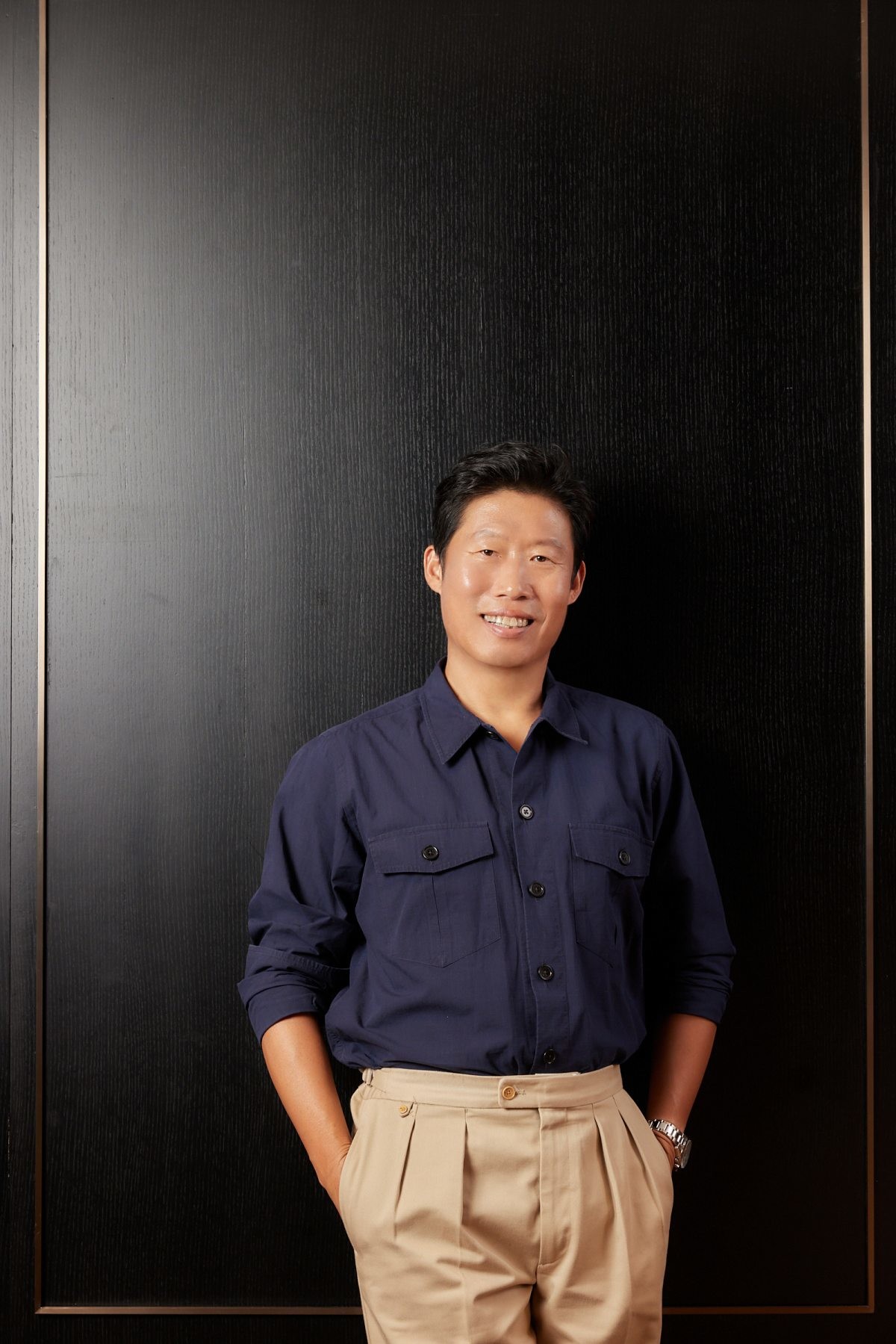 배우 유해진이 9일 오후 서울 종로구 소격동의 한 카페에서 진행한 위키트리와의 인터뷰를 위해 포즈를 취하고 있다. / 이하 마인드마크