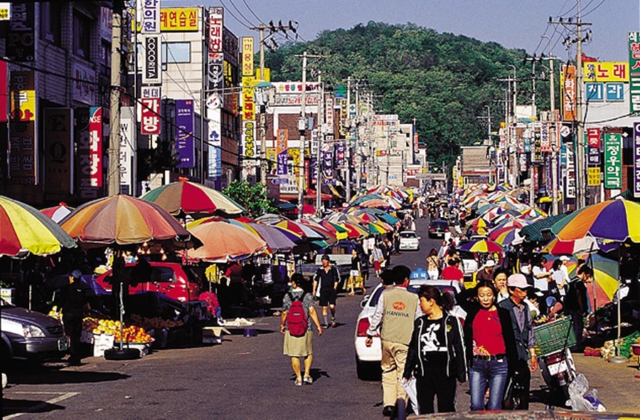 2004년도 거북시장 모습