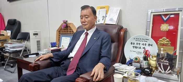 국민의힘 홍문표 의원(4선,예산.홍성) /사진 김주완기자