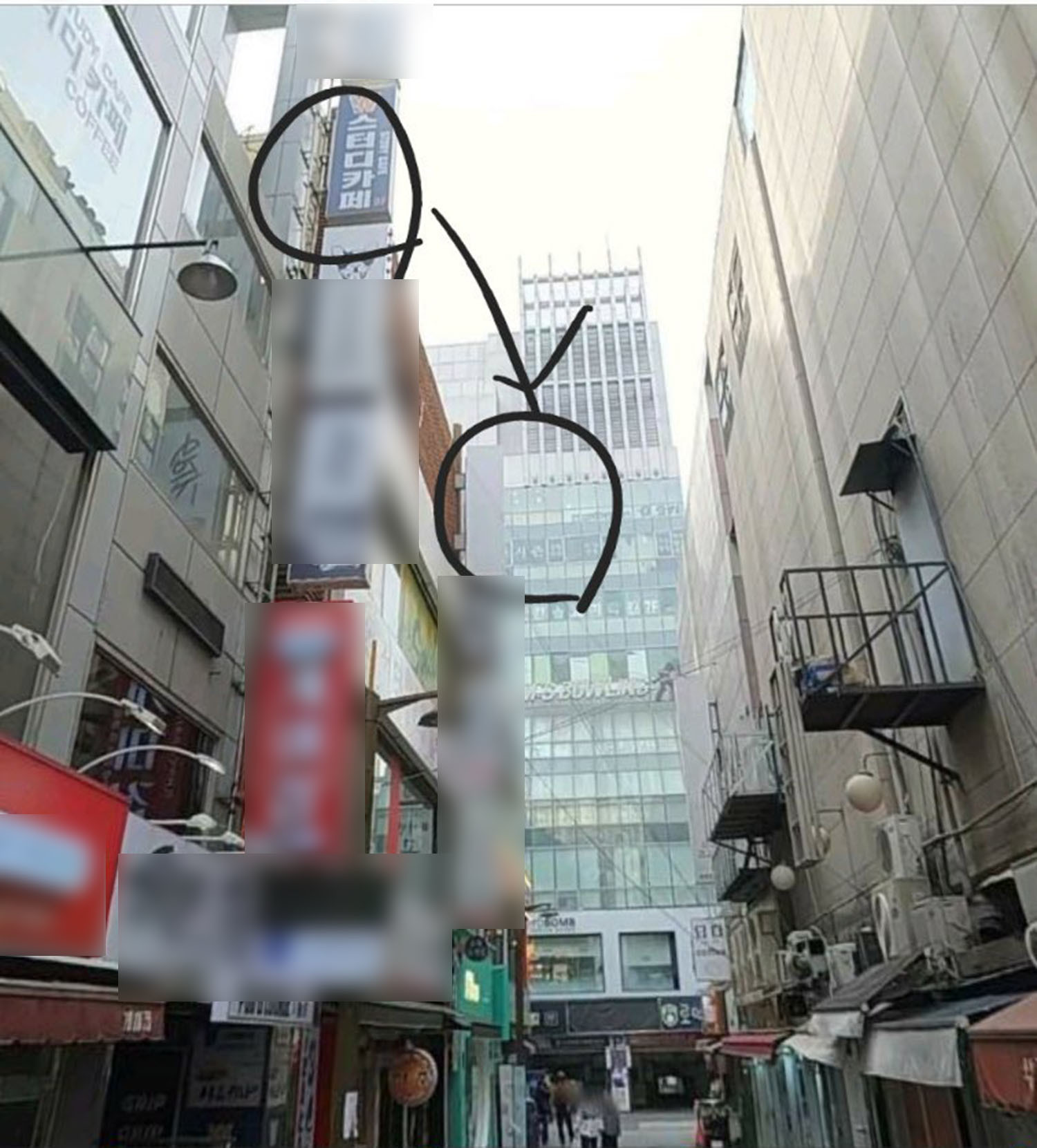 성폭행 사건이 발생한 부산 서면 스터디카페 / X