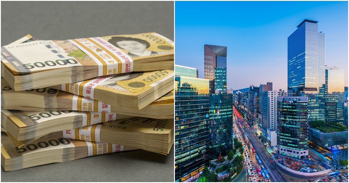 돈다발과 서울 시내 전경 (참고 사진) / Stock for you·CJ Nattanai-Shutterstock.com