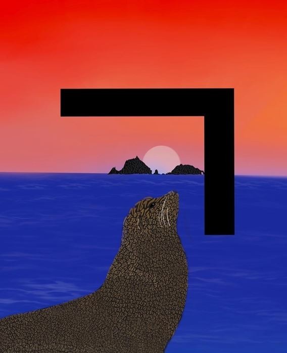 독도 강치를 표현한 작품 / 연합뉴스