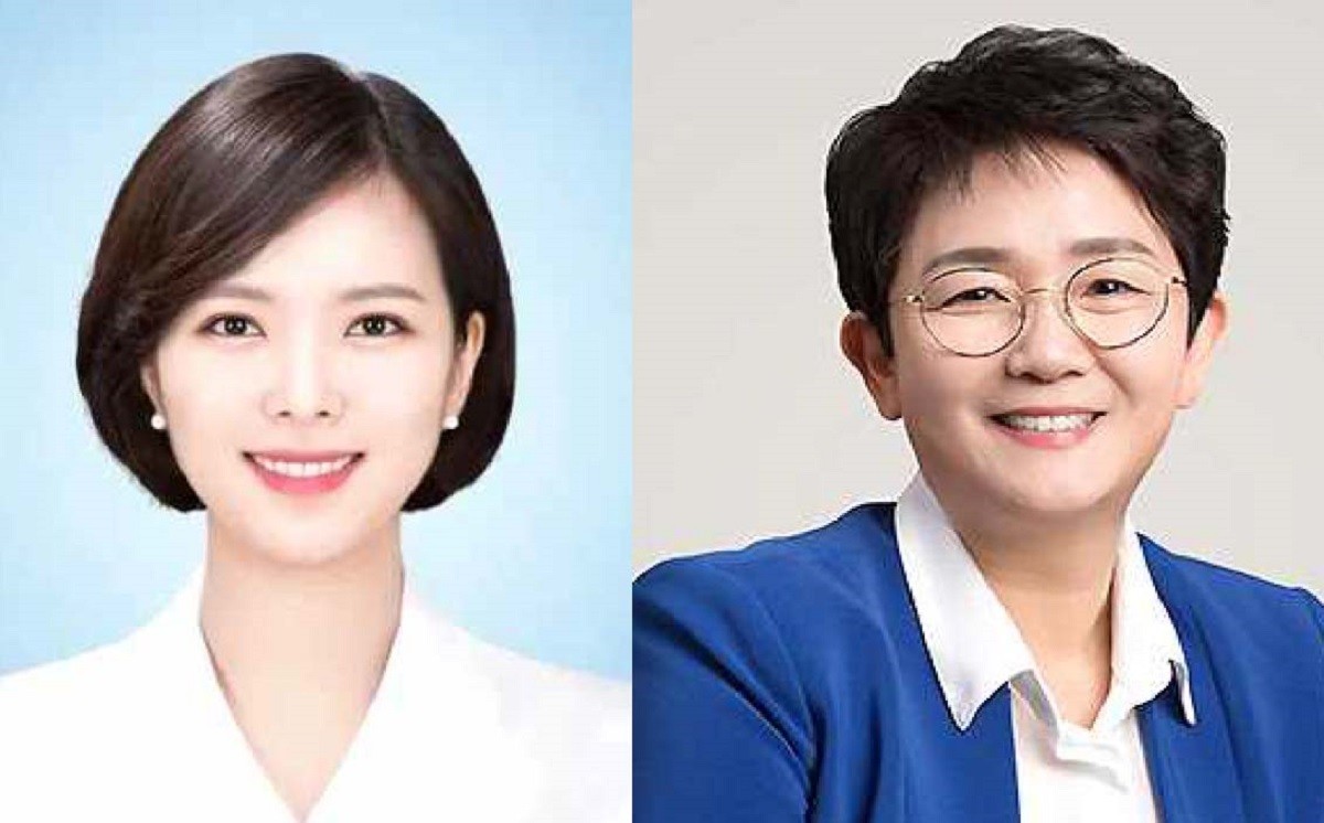 이소희 국민의힘 혁신위원(오른쪽)과 박정현 더불어민주당 최고위원 / 자료사진