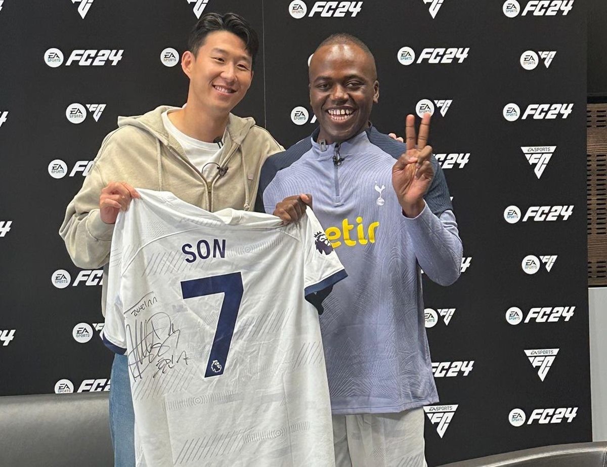 손흥민과 조나단의 투샷 / 조나단 인스타그램