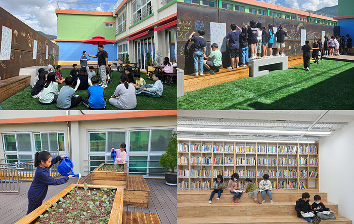 해남동초 학교 교육 변화 공개의 날 및 공간혁신 사례