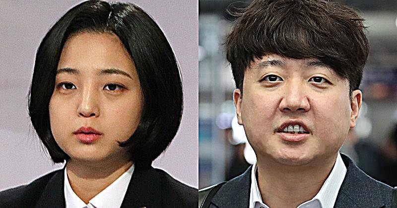 류호정 정의당 의원, 이준석 전 국민의힘 대표  / 뉴스1