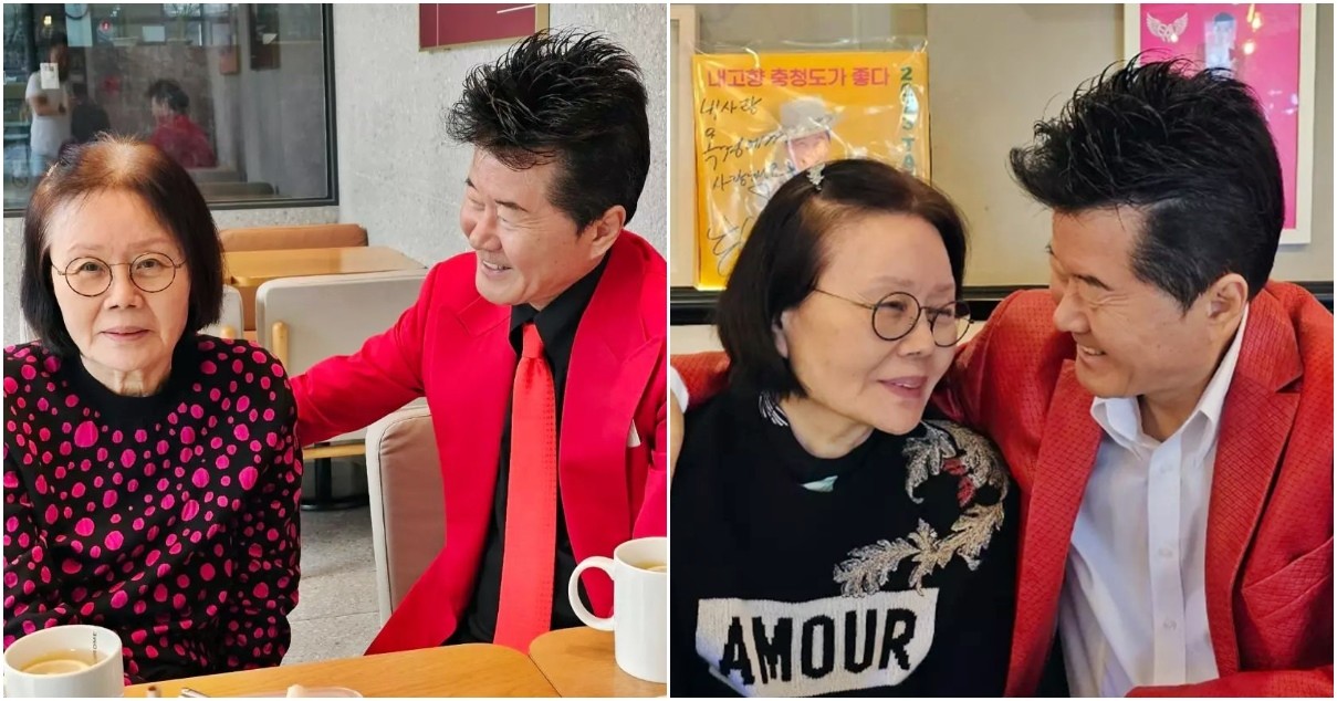 가수 태진아(우)와 아내 이옥형 씨 / 태진아 인스타그램