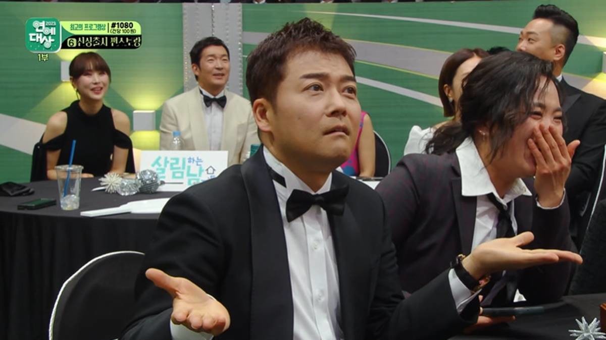 당황한 전현무 / KBS 2023 연예대상