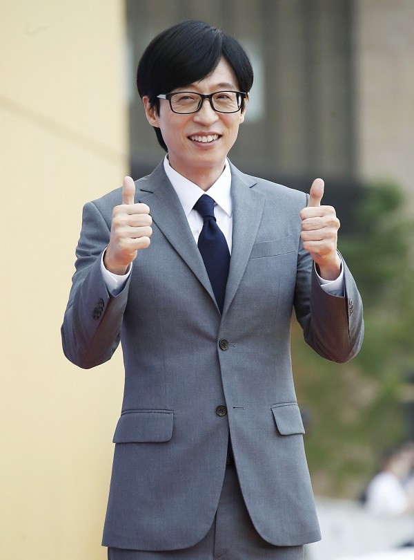 유재석이 지난 2022년 인천 중구 파라다이스시티에서 열린 '제1회 청룡시리즈어워즈'에 참석했다. / 뉴스1