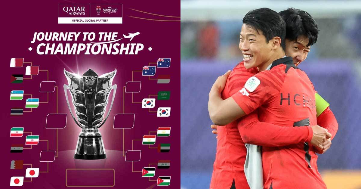 2023 AFC <b>아시안컵</b> <b>대진표</b> 한국 일정 완성…4경기 연속 후반 추가시간 골맛