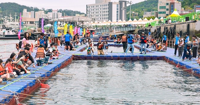 완도장보고수산물축제(전통 바다낚시)