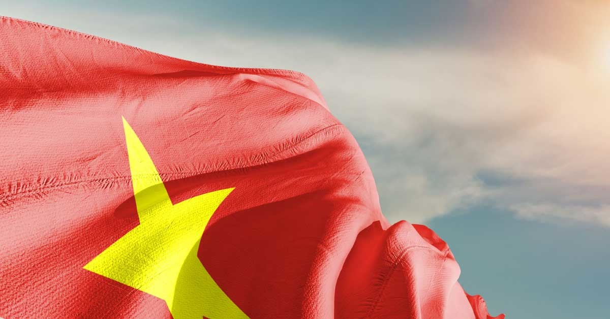 베트남 국기 자료 사진 / Design_Bank-shutterstock.com