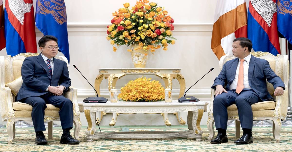 이철우 경북지사 훈 마넷 총리 면담