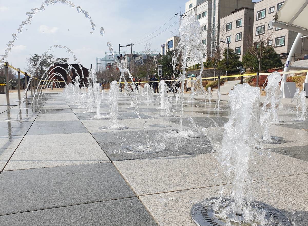 바닥분수대 자료 사진 / 뉴스1