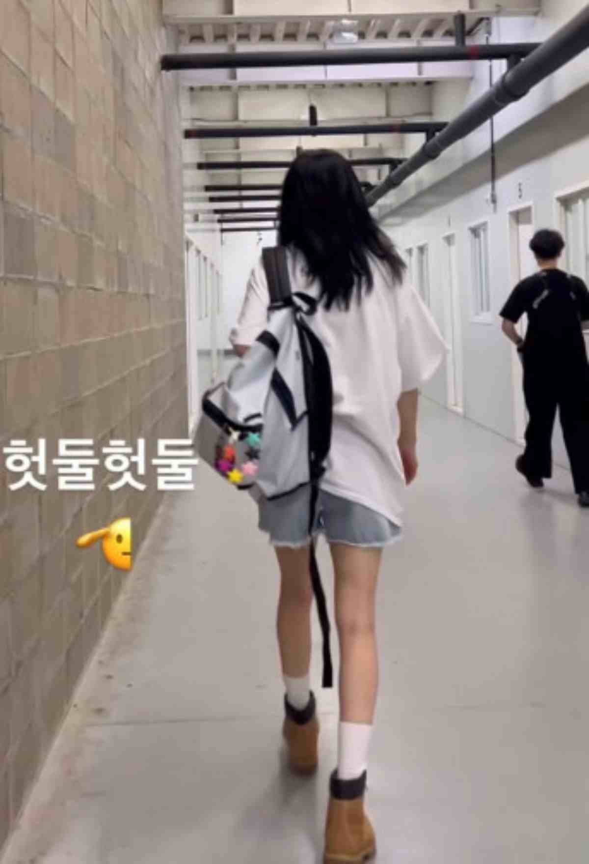 최근 SNS에 올라와 눈길 끈 고현정 이스트팩XMM6 메종 마르지엘라 협업 백팩. / 고현정 인스타그램 스토리