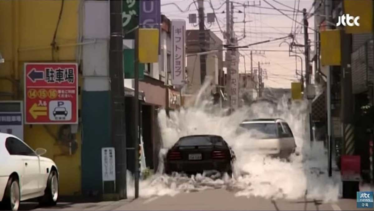 일본 지진 시뮬레이션. / 유튜브 'JTBC News'