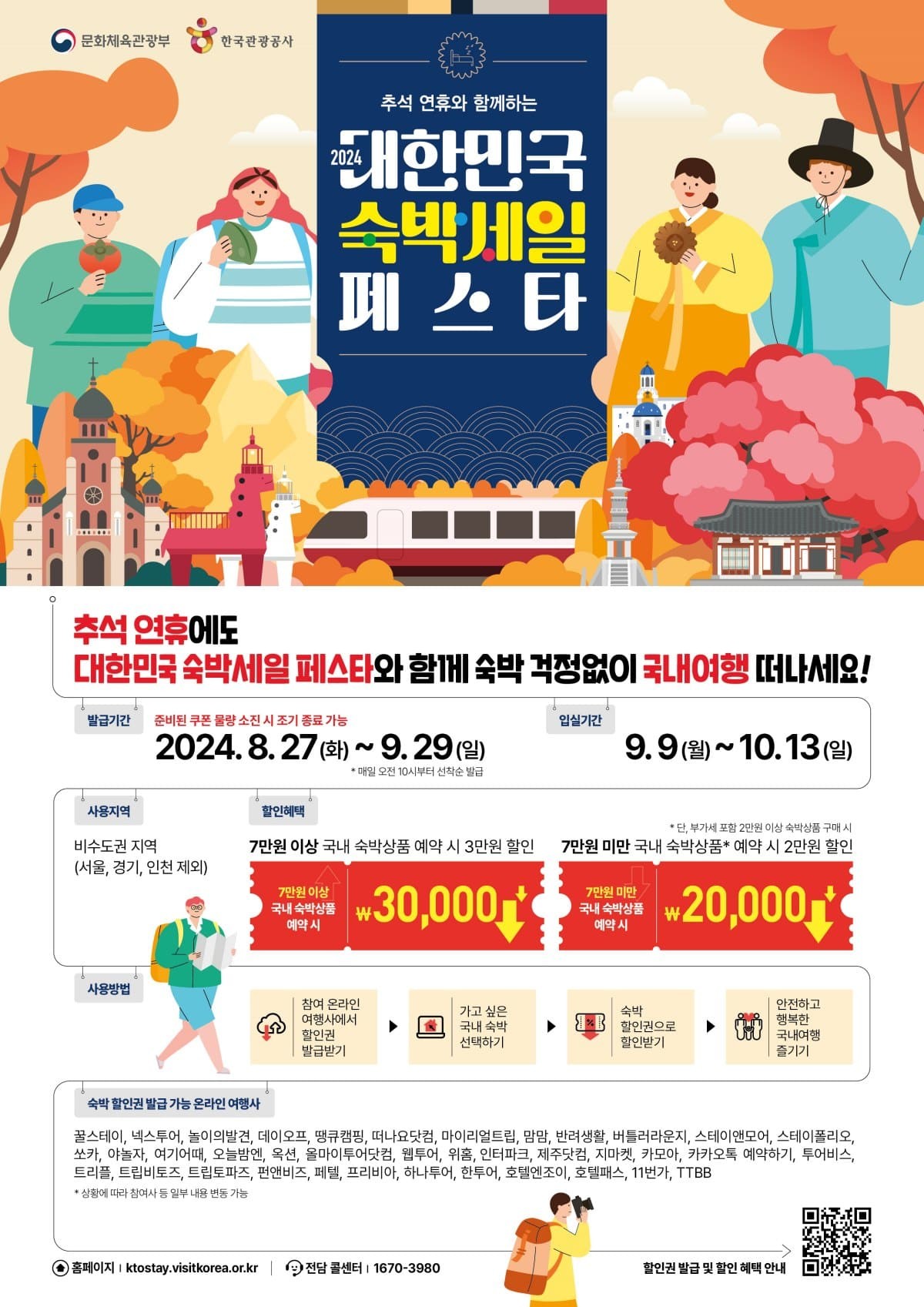 ‘대한민국 숙박세일 페스타’ 포스터 / 문화체육관광부 제공