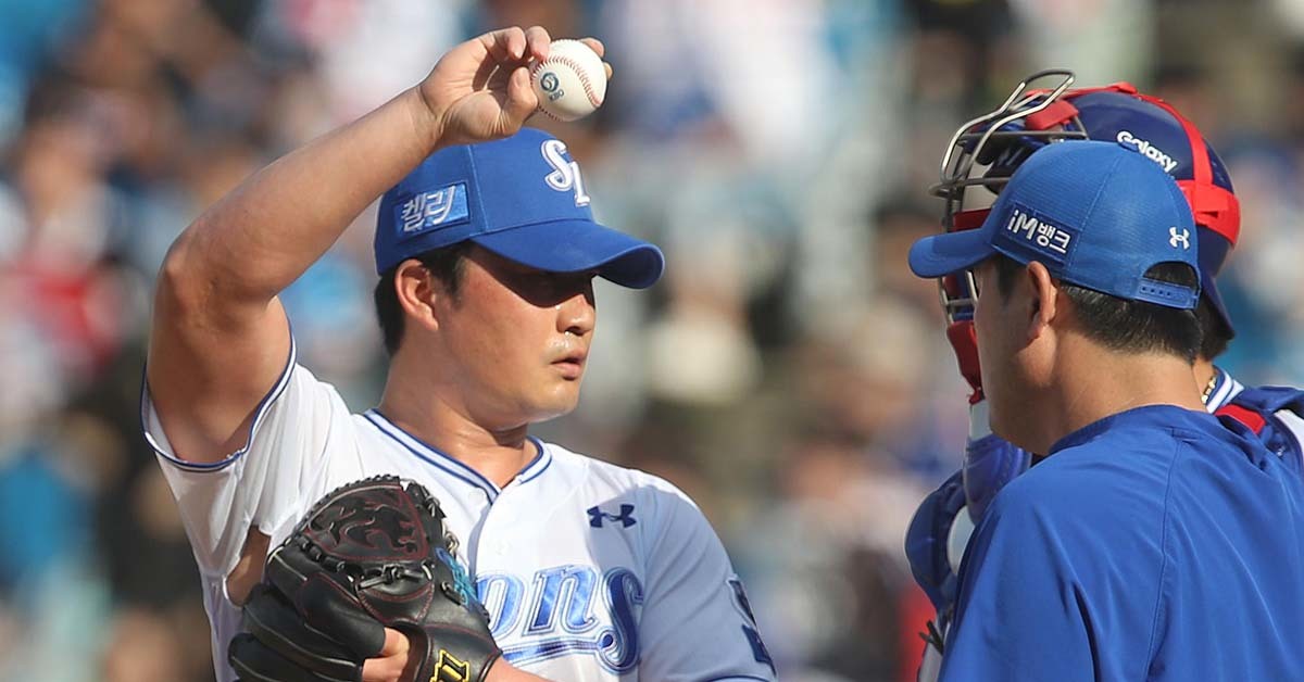 <b>박진만</b> 삼성 <b>감독</b>이 “<b>오승환</b>, 나이는 어쩔 수 없는 것 같다”며 내린 ...