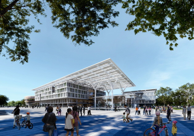 평택시 신청사 당선작 'ONE ROOF:ONE CIYT'. / 평택시