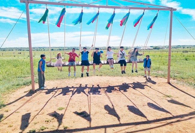 지난해 8월 임곡중 내몽골 오르도스 탐방