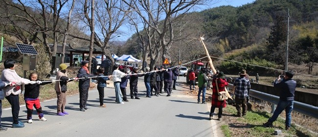 가수리 짐대 세우기
