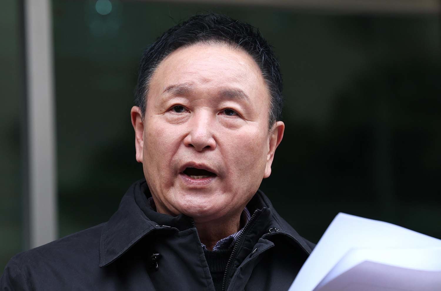 차기 대한축구협회 회장 선거에 출마한 허정무(전 대표팀 감독) 후보. / 뉴스1