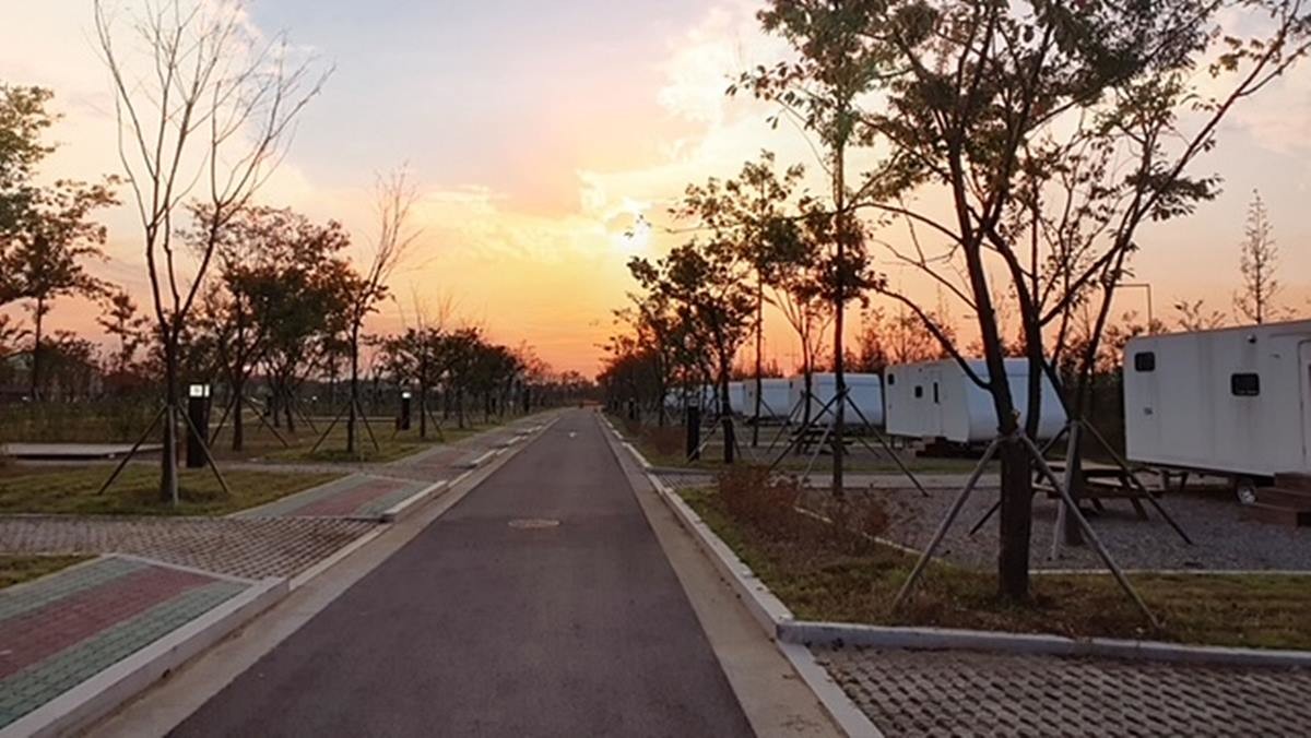 수도권매립지 캠핑장 전경. / 인천시 제공