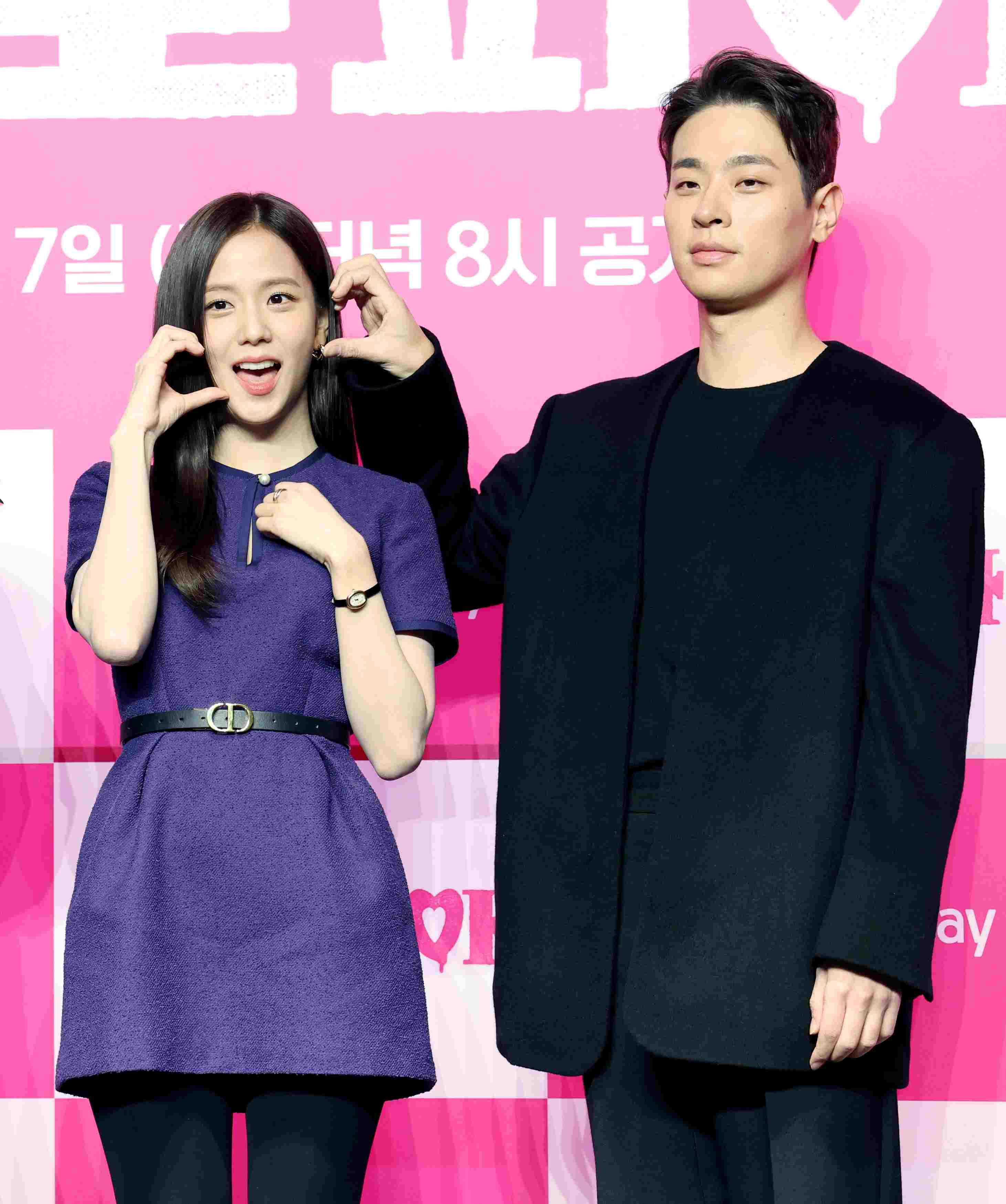 The lead roles are played by BLACKPINK’s Jisoo and actor Park Jung-min. / News1