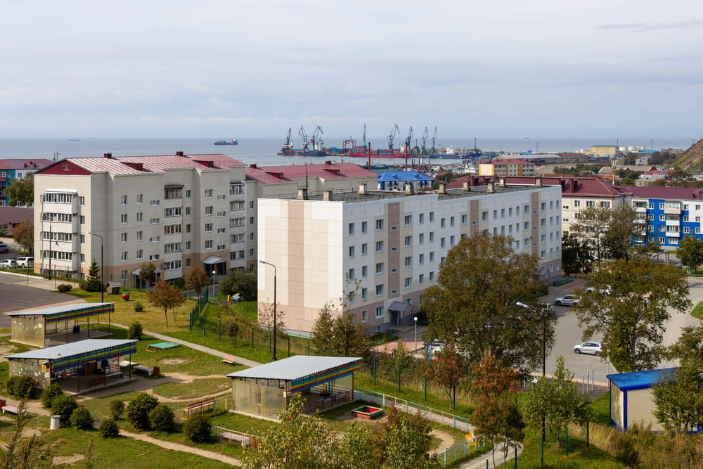 러시아 사할린 한 마을의 모습 / Andrei Stepanov-shutterstock.com