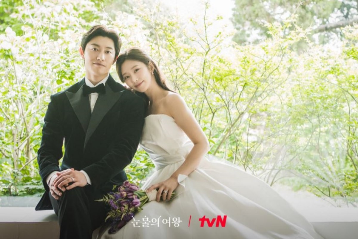 드라마 '눈물의 여왕' 속 이주빈(오른쪽)과 곽동연(왼쪽) / tvN 공식 홈페이지