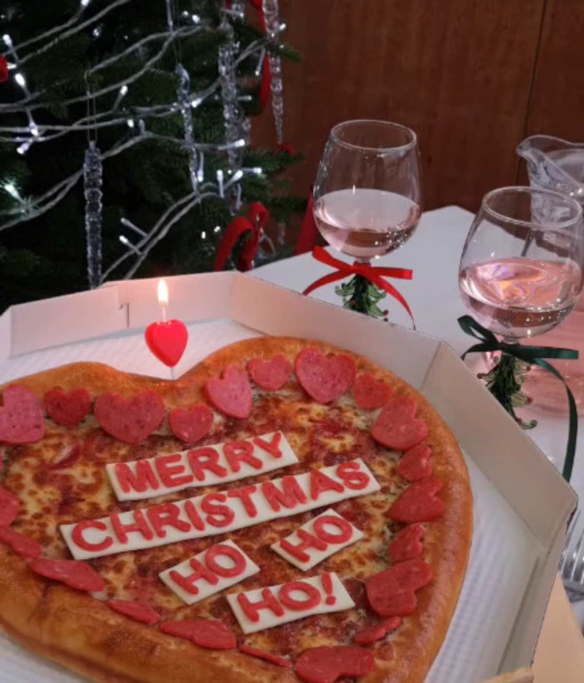 하트 레터링 피자. / 유튜브 '피자팜스'