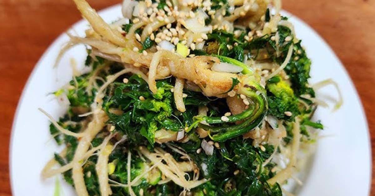 냉이 무침 / '시골엄마 자연밥상' 유튜브 영상 캡처