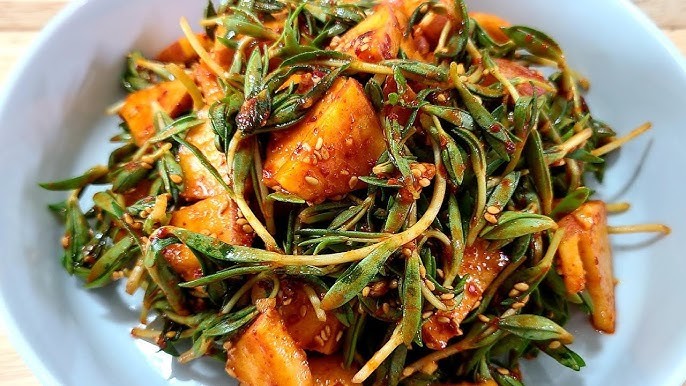 돌나물 무침 / 곰배밥상 유튜브 영상 캡처