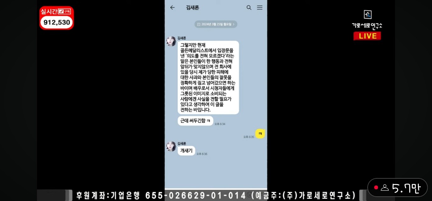 유튜브 '가로세로연구소'